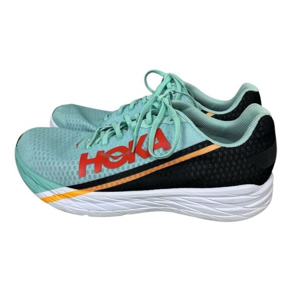 Hoka One One Rocket X Eggshell Blue Running Athletic Shoes 1113532 W14/M13 - Picture 5 of 9